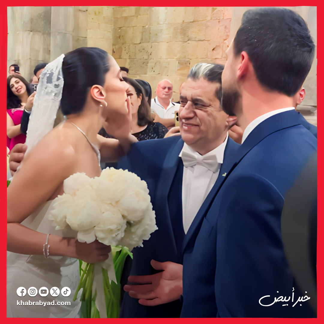 ستيفاني عطالله تحتفل بزفافها على المطرب زاف