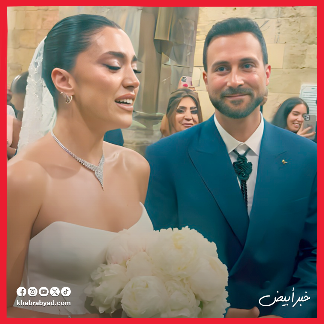 ستيفاني عطالله تحتفل بزفافها على المطرب زاف
