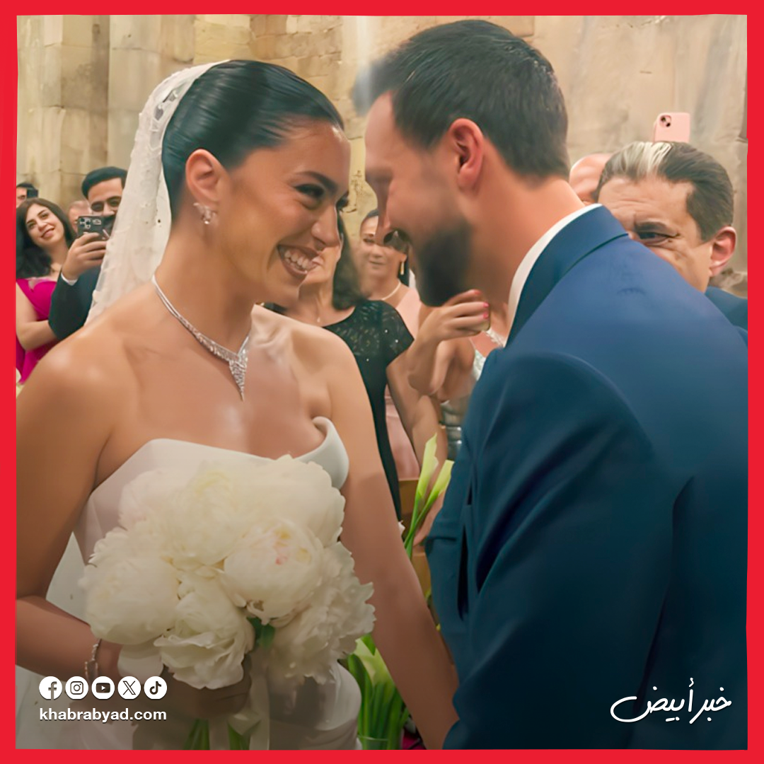 ستيفاني عطالله تحتفل بزفافها على المطرب زاف