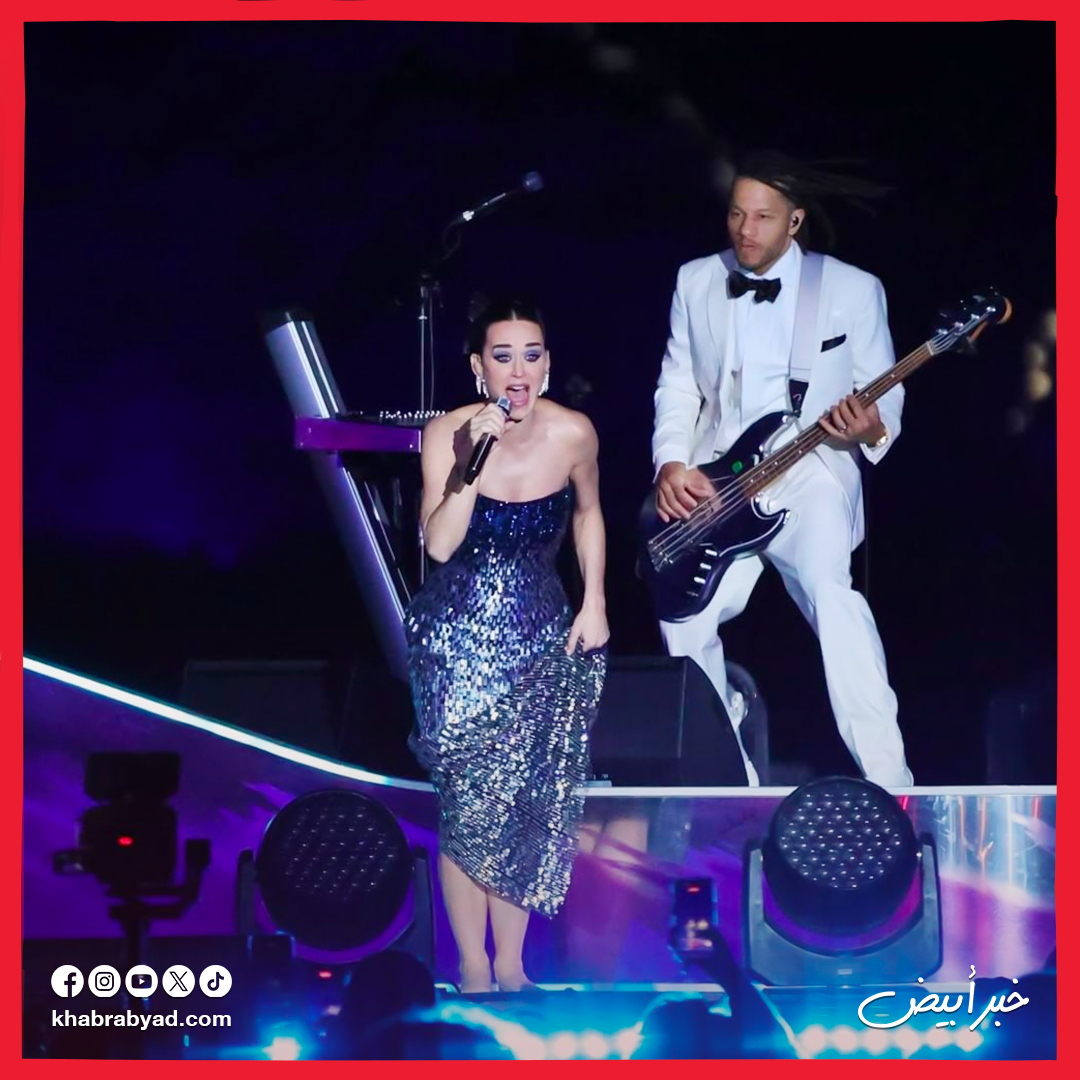 حفل النجمة العالمية كاتي بيري في الأهرمات 