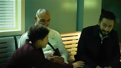 الصور الأولى لـ حماده هلال وابنه يوسف من كواليس المداح 4 رمضان 2024  
