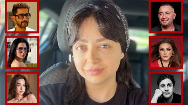 هبة مجدي ونجوم الفن 