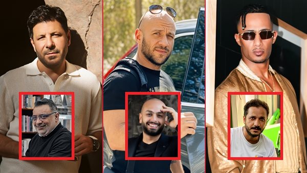 مكي ومراد ورمضان وبيتر وإياد وعبدالرحيم كمال