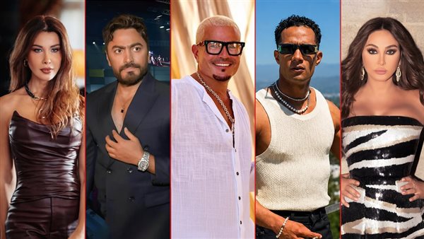 إليسا ورمضان وعمرو وتامر ونانسي 