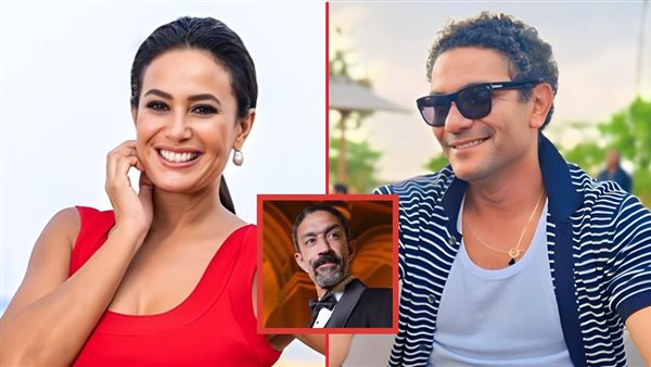 آسر ياسين وخالد كمال وهند صبري 